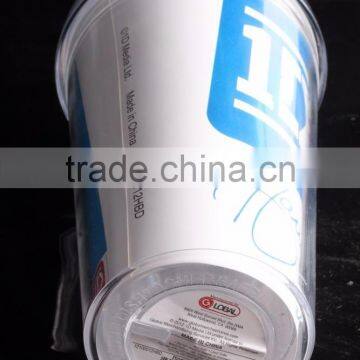 Resusable PS Clear Plastic Cup With Dome Lids For Juice photo-3