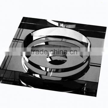 Octagonal Printing Crystal Ashtray photo-4