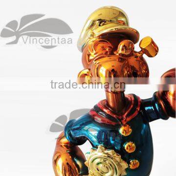 Customed Modern Garden Sculpture Bronze Alligator Art photo-3