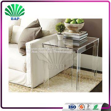 Low Price Cheap Acrylic Furniture New Fashion Clear Acrylic Sofa Table photo-3