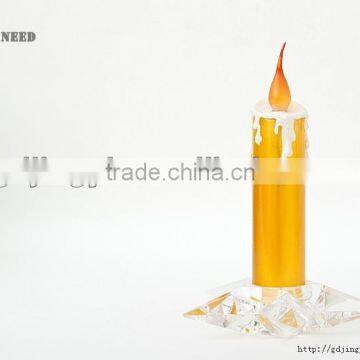 Acrylic Wedding Party Led Star Base Candle Light Christmas Decoration Gift photo-2