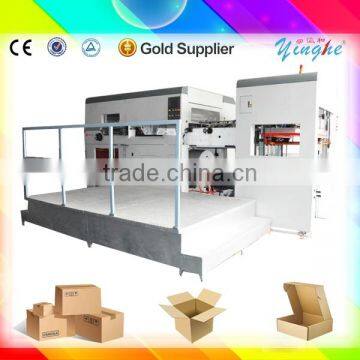 china's best semi automatic paper feed corrugated paper platten cutting