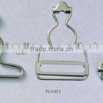 KMJ-1812 suspender metal buckles with different sizes for bags usage