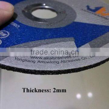 5" 125x2x22.2mm Flat Resin Bonded Reforced Cutting Wheel for Metal photo-3