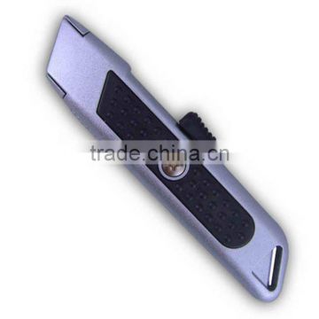 Zinc or Aluminum Alloy Auto Retractable Utility Knife