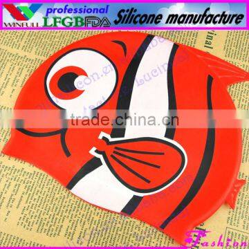 Silicone Swimwear/swimming Caps/silicone Swim Hats(FDA, LFGB) photo-3