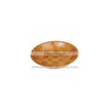 2016 Fashion bamboo round salad bowl