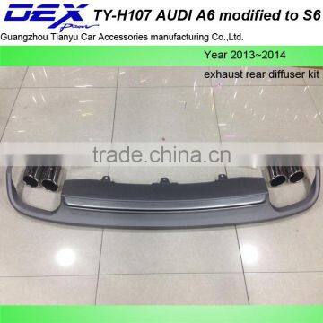 Auto Part Universal Exhaust Rear Diffuser Kit for Aut--i Modified to W12 photo-3