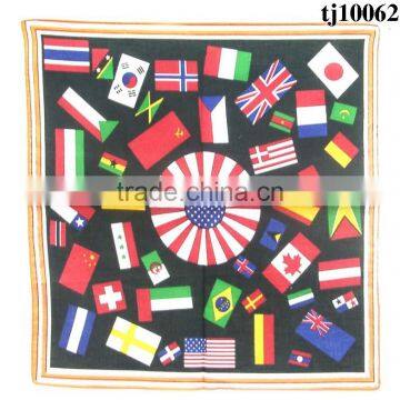 Flower Insect Natural Pattern Kerchief Available in Various Designs photo-2
