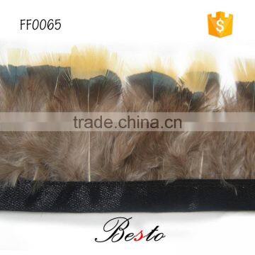 Cheap wholesale small MOQ handmade rooster feather promotional for decoration