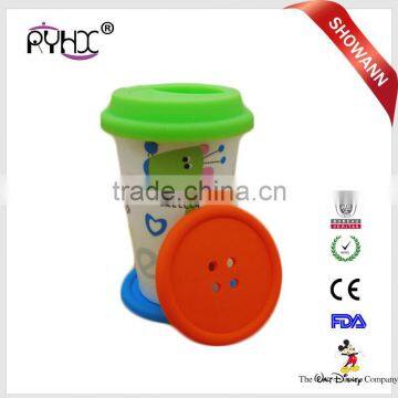 Eco-friendly custom promotional silicone rubber drink coasters supplier