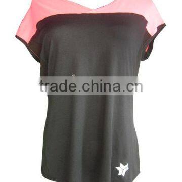 Short Sleeve Fitness Blank Compression T Shirts/blank t-shirt/dry fit t shirt