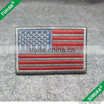 Custom Make Flag Design Embroidery Label
