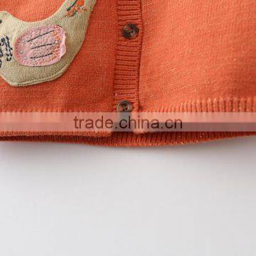 Cable Knit Baby Girls Cardigan Knitted Design Sweater photo-4