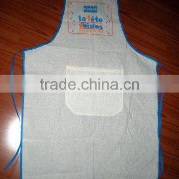 White Restaurant Cooking Apron A-005