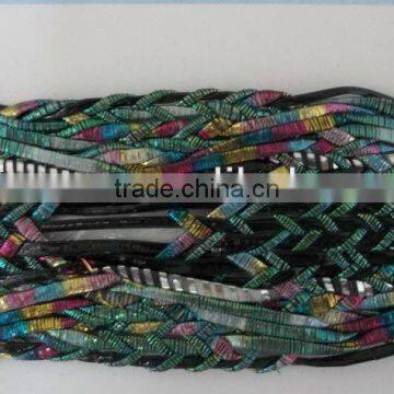 Ladies' Sandal Woven Shoe Upper Material