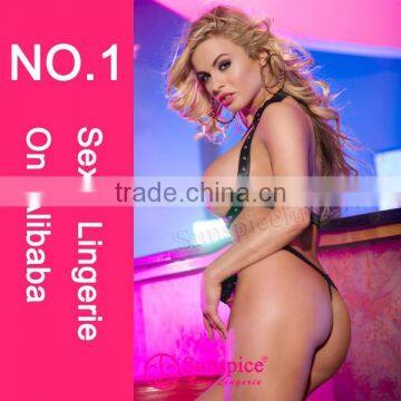 Sunspice Lingerie Fashionable Mature Women Latex Lingerie Pics Leather Lingerie photo-2