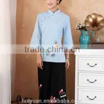 Newest Design Chinese Traditional Uniform Hotel Front Office