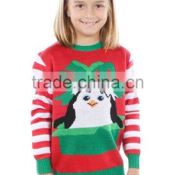 2016 New Girl's Penguins Christmas Sweater photo-2