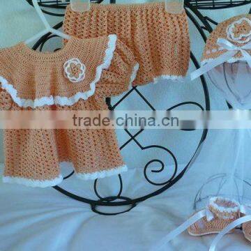 Floral Hand Crochet Baby Shirt photo-2