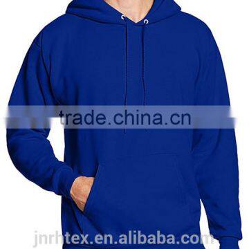 Cotton Polyester Plain Hoodies With Pocket photo-4