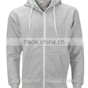 Mens Boys Plain American Fleece Zip Up Hoodie Sweatshirt photo-3