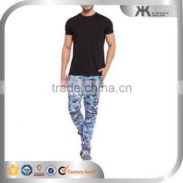Men Camo Track Pants, Men Camouflage 100%Cotton Fabric Trousers, Men Jogger Pants