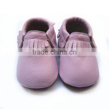 lavender rubber sole baby moccasin shoes baby girl shoes