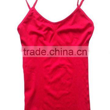 OEM Wholesale Summer Women White Classic Sleeveless Seamless Tank Top photo-4