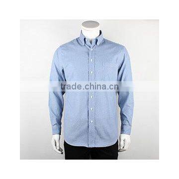 New Autumn Fashion Dot Men's Button up Shirt Autumn Design High Quality Small Dot Men's Casual Shirt photo-2