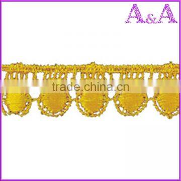 the Lastest Fashion White Color Embroidered Flower Chemical Lace photo-3