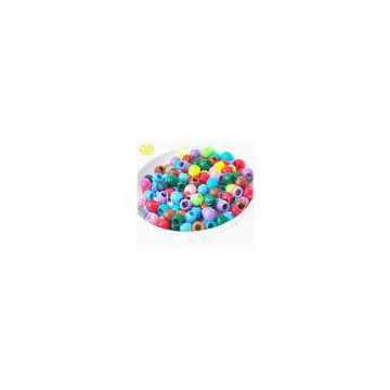 Cool Rainbow Loom Rubber Band , Colorful small Plastic Beads For bracelet