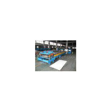 7.5Kw Glazed Tile Roll Forming Machine Roof Panel Forming Line For Prefabricated Houses