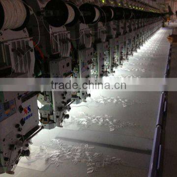 fushun 40heads cording coiling and flat mixed computerized embroidery machine