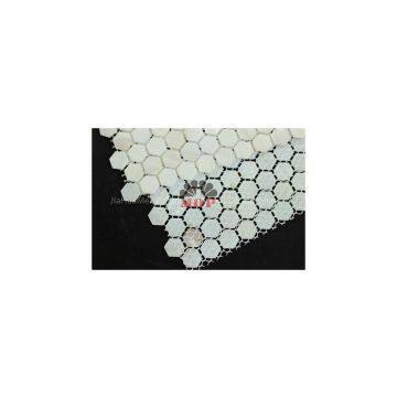 Hexagon Pearl Shell Wall Decoration Mosaic Slab photo-2