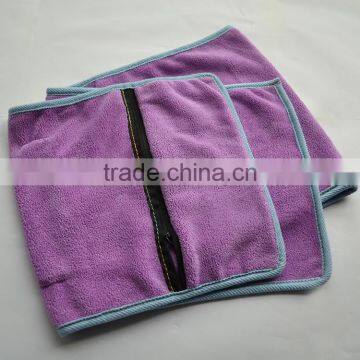 New Design Microfiber Sport Towel With Zipper Pocket photo-6