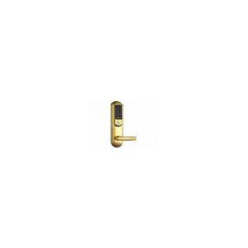 Electronic hotel door locks Keypad door lock with Mifare card mechanical key for house