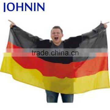 Hot selling polyester 90*150cm good quality flag cape