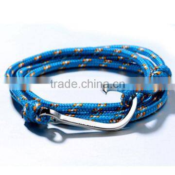 Anchor Tool Link Hook Wrap Bracelet
