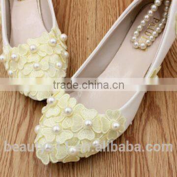 PU Flat Water Diamond Flower Bridesmaid Shoe Selection of Shoes of High Quality Studio Dress and the Women's Shoes WS026 photo-3