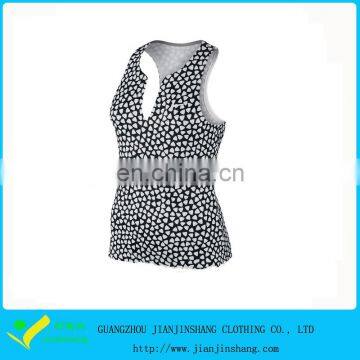 Full Sublimation Printing Dri Fit Spandex Compression Wholesale Tank Top