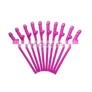 HEN-0025 wholesale Bride To Be Badge Hen Night Party pink dick straws