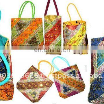 Indian Sari Work Hand Bags photo-2