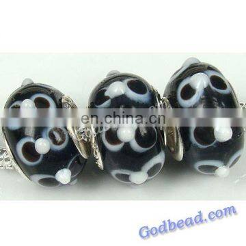 378 Loely Glass Bead Wholesale Handmade Murano Lampwork Glass European Beads Fit for Charm Bracelets
