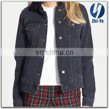 new style fashion casual ladies denim jacket