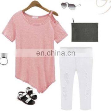 Fashion Women Summer Short Sleeve Top Short Blouse Ladies Casual Tops T-Shirt photo-2