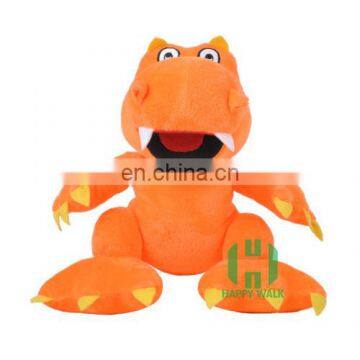 HI CE high quality dragon yellow orange plush toy movie character ,cartoon character stuffed plush doll for kids birthday gift