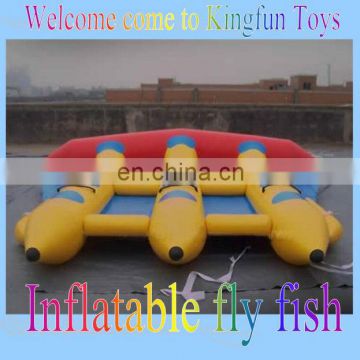 4m Inflatable water fly fishing boat water toy