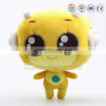 2014 CE marked stuffed animals yellow cartoon toys