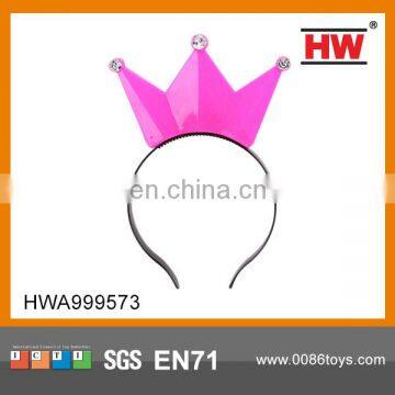 High Quality Flashing Kids Party Toys Imperial Crown Hair Hobby Pin